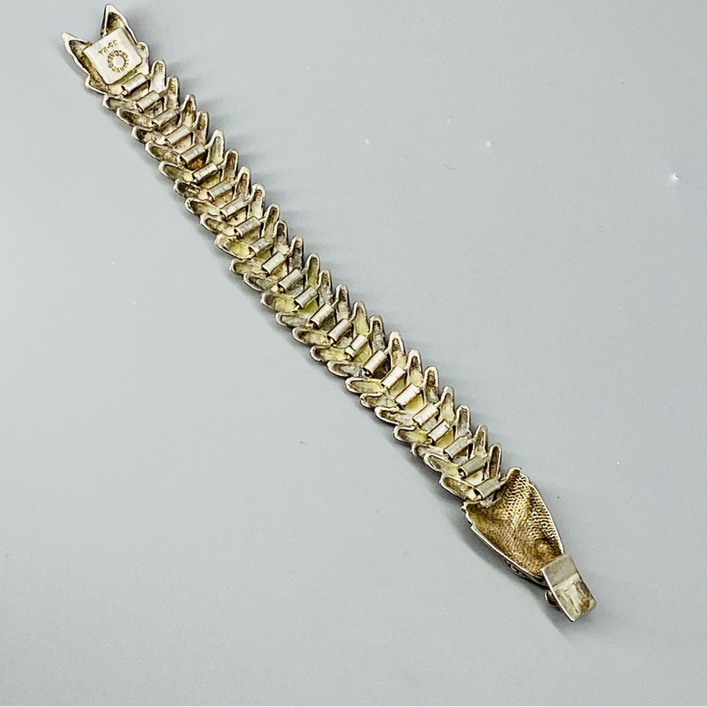 Vintage Taxco Sterling Silver D’Molina Cayman / Crocodile Bracelet Mexico - Picture 7 of 16